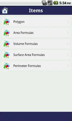 Maths Formulae android App screenshot 0