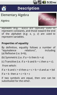 Maths Formulae android App screenshot 1